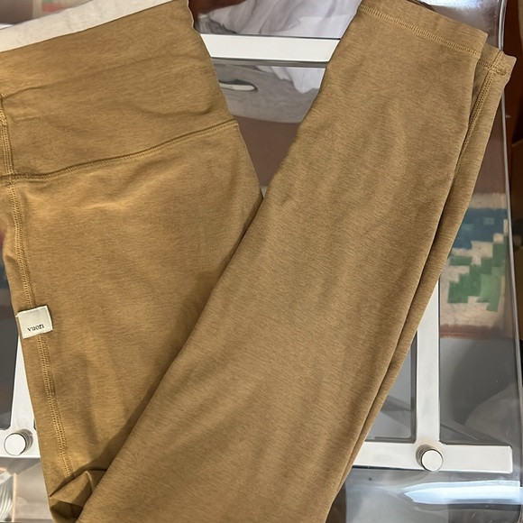 Vuori Vibe Elevation Leggings Yellow Sz S - Picture 2 of 3